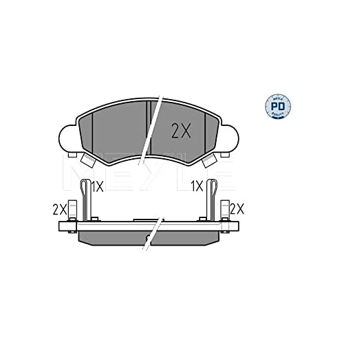 MEYLE 0252325316/PD Bremsbelagsatz, Scheibenbremse von Meyle