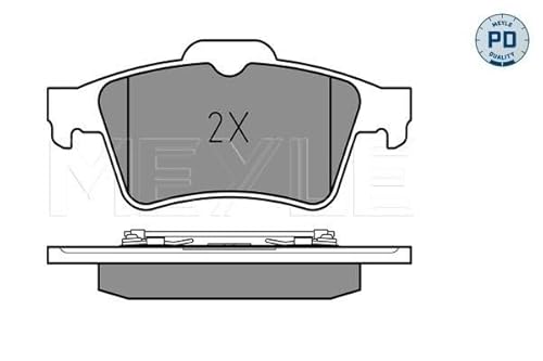 MEYLE 0252348216/PD Bremsbelagsatz, Scheibenbremse von Meyle