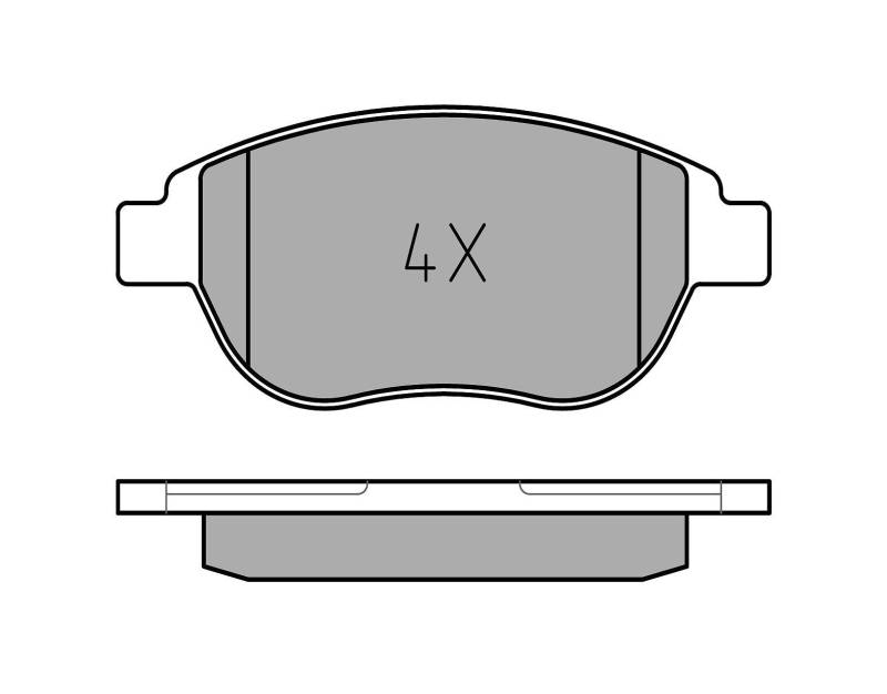 MEYLE 0252360019 Bremsbelagsatz, Scheibenbremse von Meyle