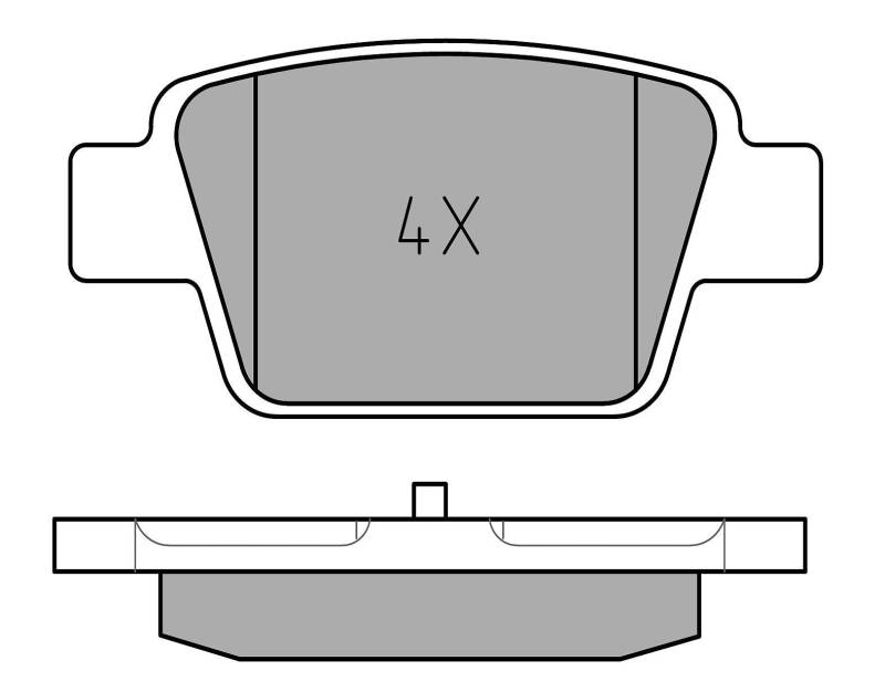 MEYLE 0252371415 Bremsbelagsatz, Scheibenbremse von Meyle