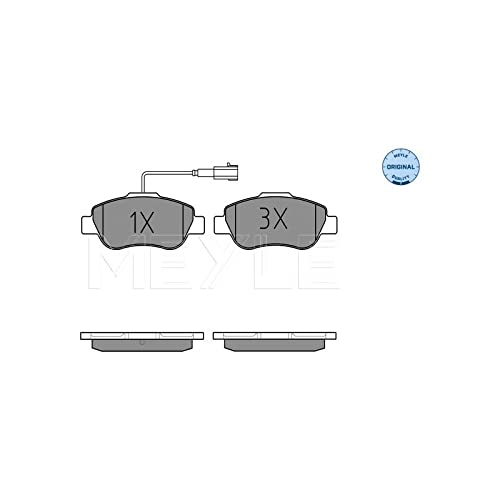 MEYLE 0252407218 Bremsbelagsatz, Scheibenbremse von Meyle