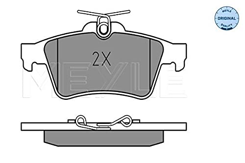MEYLE 0252413716 Bremsbelagsatz, Scheibenbremse von Meyle