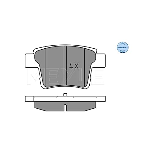 MEYLE 0252426017 Bremsbelagsatz, Scheibenbremse von Meyle