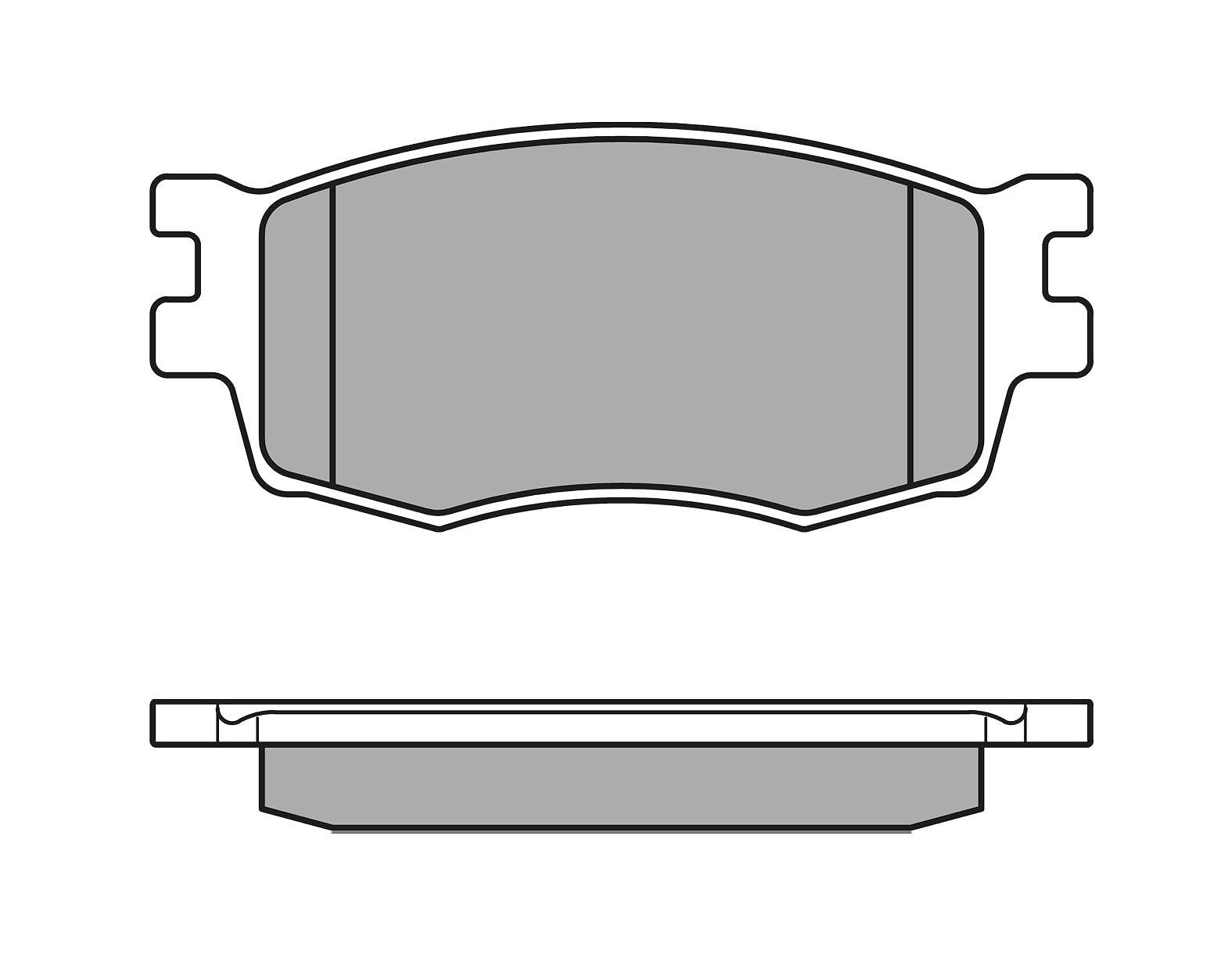 MEYLE 0252431717/W Bremsbelagsatz, Scheibenbremse von Meyle