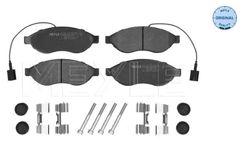 MEYLE 0252446819/W1 Bremsbelagsatz, Scheibenbremse von Meyle
