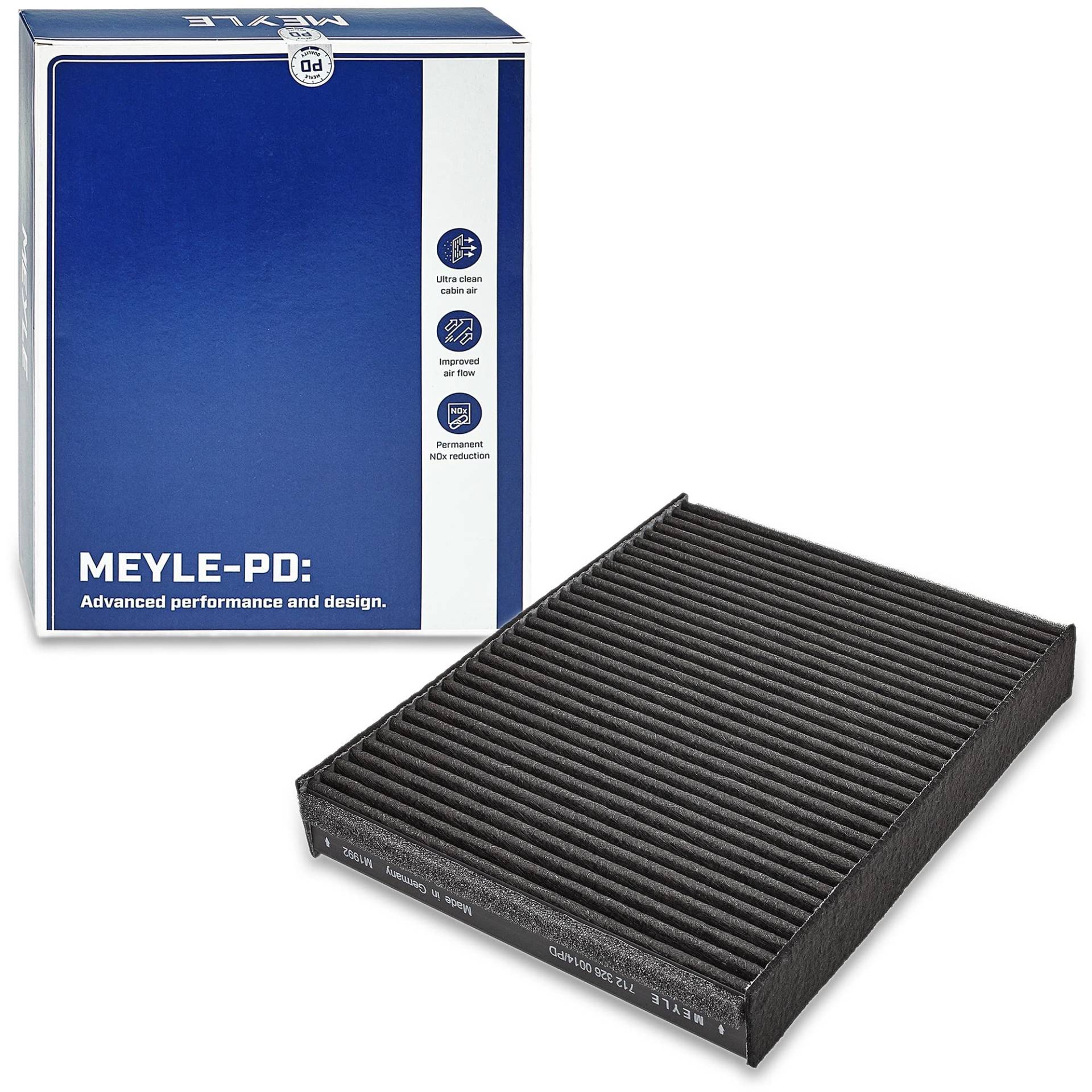 MEYLE PD POLLENFILTER PD Innenraumluftfilter Aktivkohle Pollen NOx Filter von Meyle