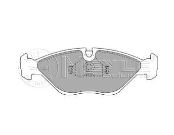 Meyle 025 211 5419 Bremsbelagsatz, Scheibenbremse von Meyle