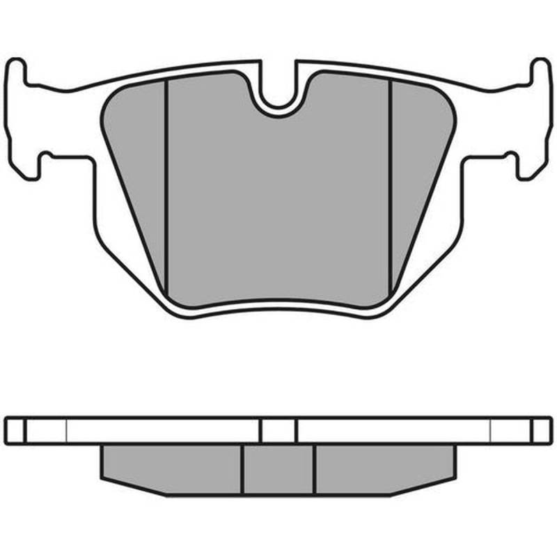 Meyle 025 212 8217 Bremsbelagsatz, Scheibenbremse von Meyle