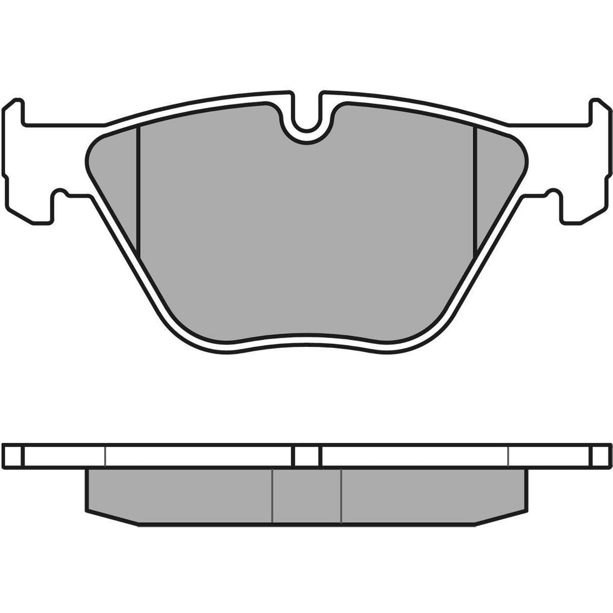 Meyle 025 233 1320 Bremsbelagsatz, Scheibenbremse von Meyle