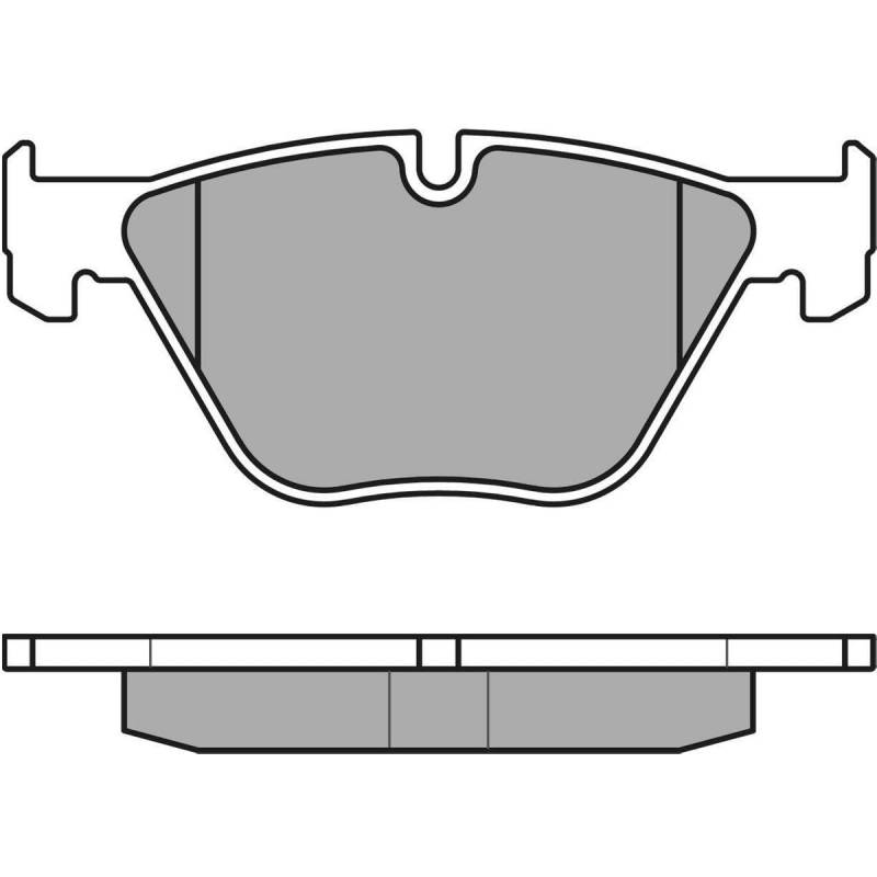 Meyle 025 233 1320 Bremsbelagsatz, Scheibenbremse von Meyle