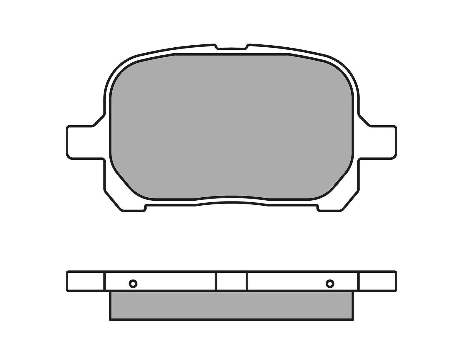 Meyle 025 235 1317 Bremsbelagsatz, Scheibenbremse von Meyle