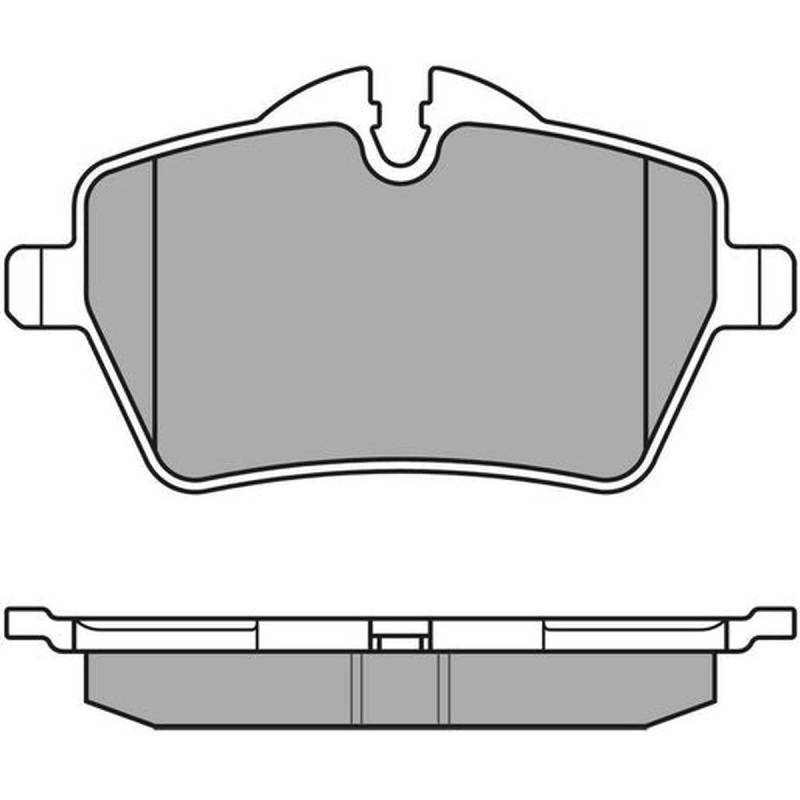 Meyle 025 239 8418 Bremsbelagsatz, Scheibenbremse von Meyle