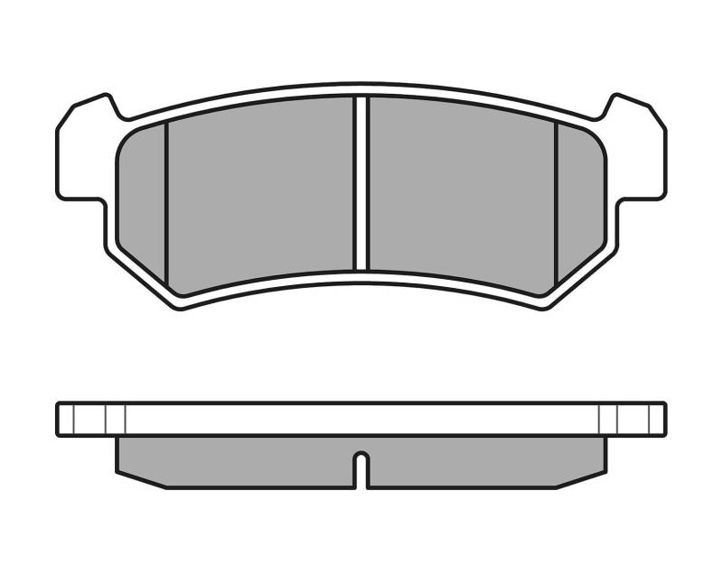 Meyle 025 240 7114 Bremsbelagsatz, Scheibenbremse von Meyle