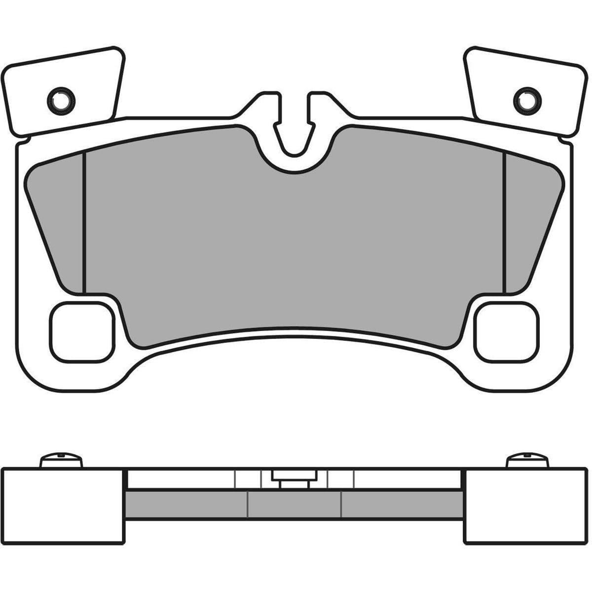 Meyle 025 242 9616 Bremsbelagsatz, Scheibenbremse von Meyle