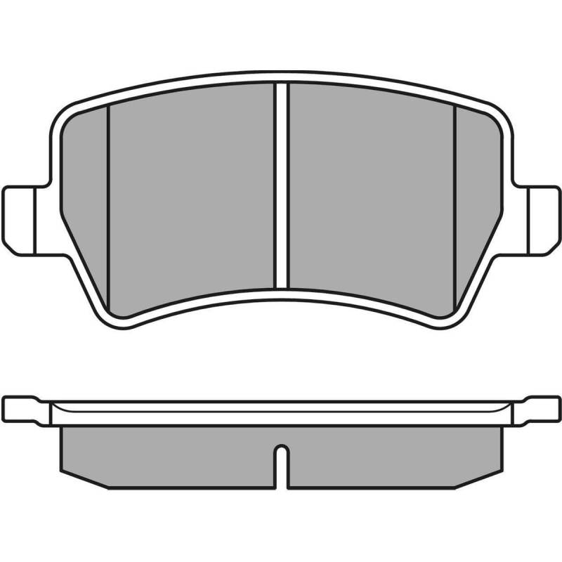 Meyle 025 244 9617 Bremsbelagsatz, Scheibenbremse von Meyle