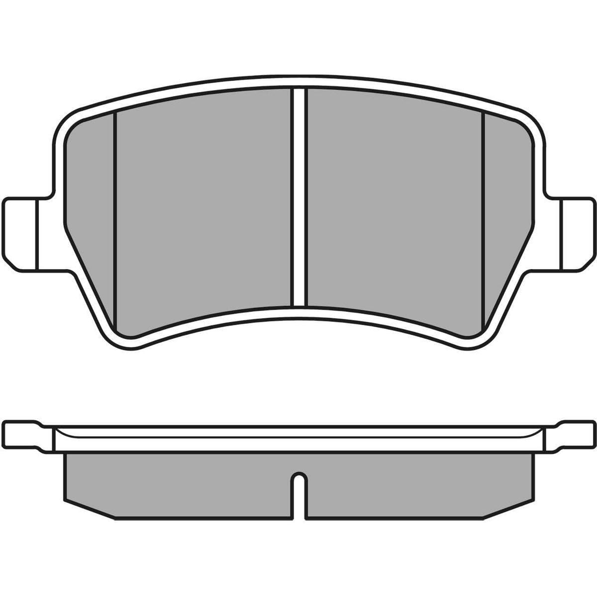 Meyle 025 244 9617 Bremsbelagsatz, Scheibenbremse von Meyle