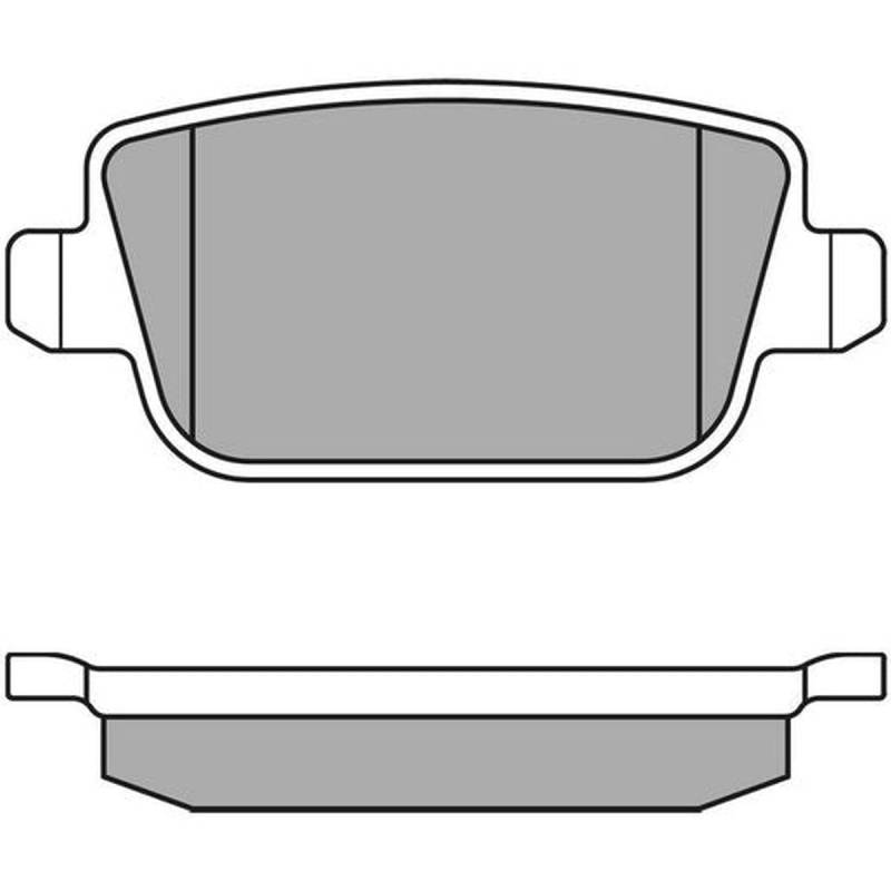 Meyle 025 245 3715 Bremsbelagsatz, Scheibenbremse von Meyle