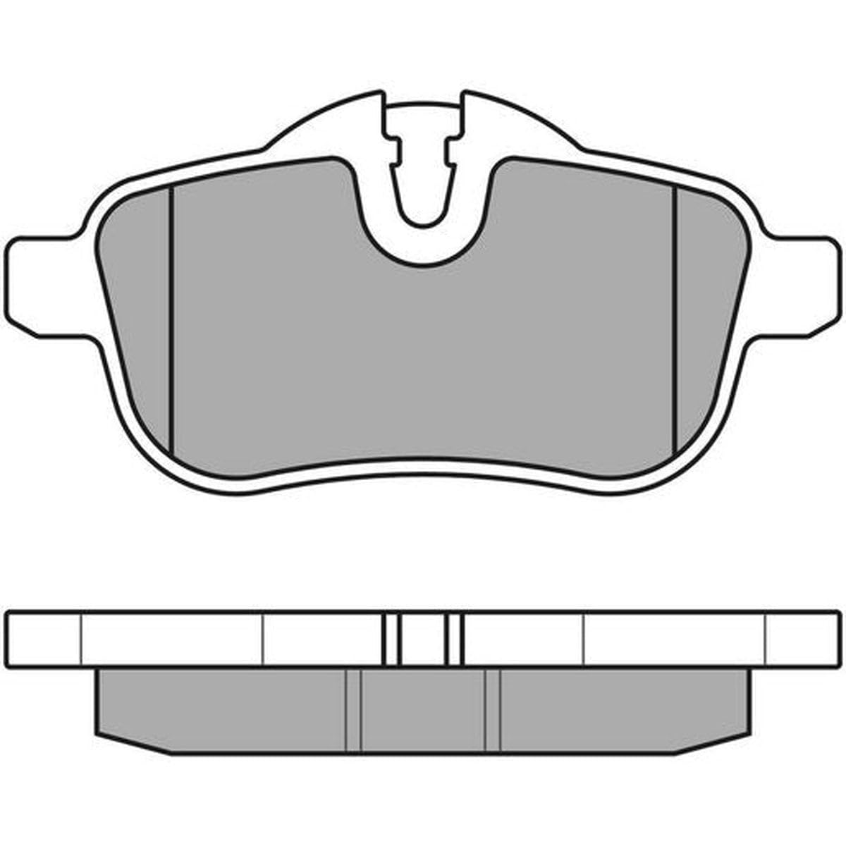 Meyle 025 245 5918 Bremsbelagsatz, Scheibenbremse von Meyle