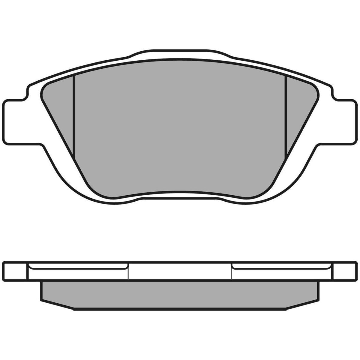 Meyle 025 248 8318 Bremsbelagsatz, Scheibenbremse von Meyle