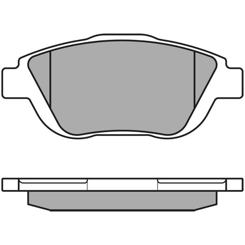 Meyle 025 248 8318 Bremsbelagsatz, Scheibenbremse von Meyle