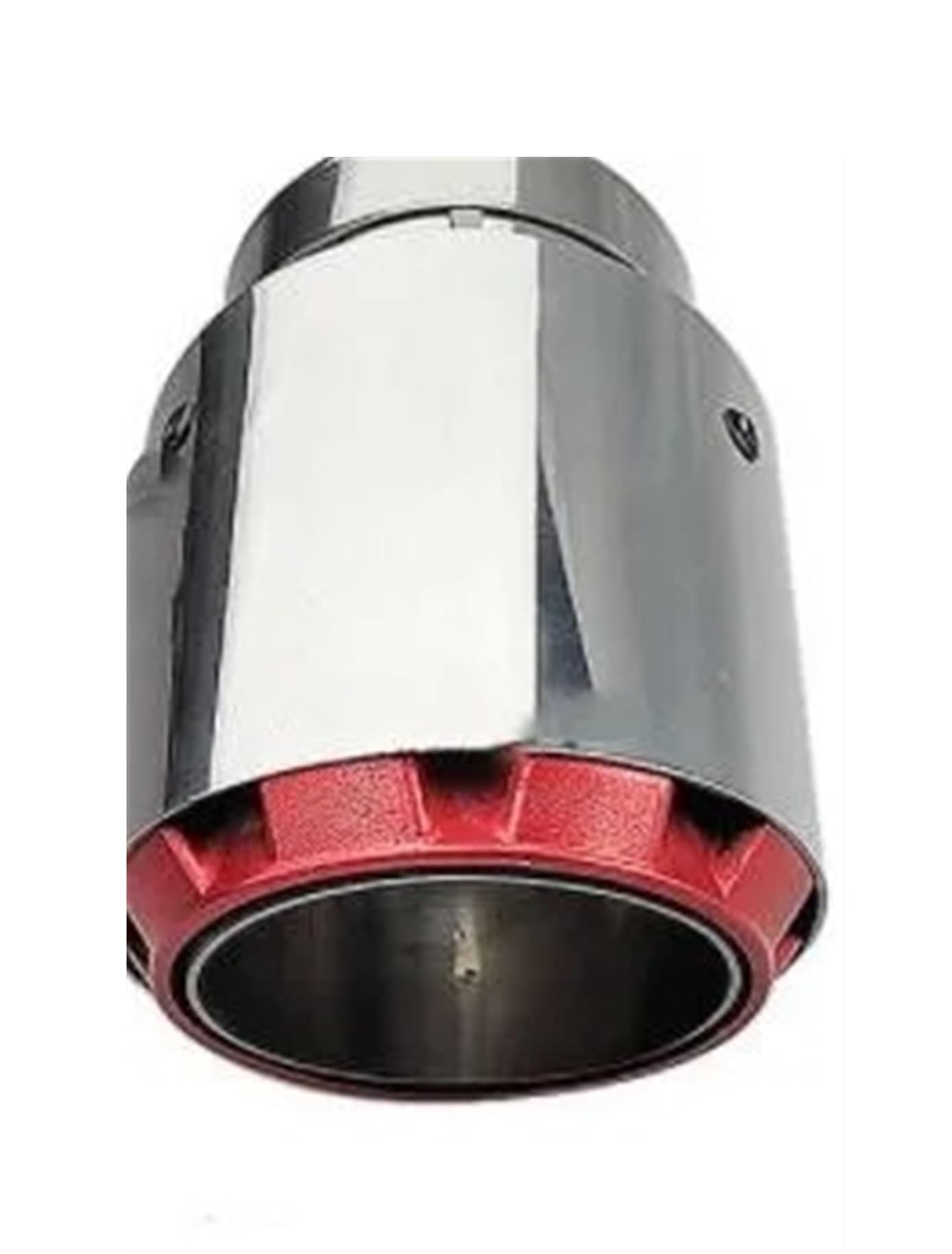 Auto Endrohre Für Mazda Auto Edelstahl Universal Auspuff System Schalldämpfer Spitze Endrohr Auto Auspuff Spitze Auto Auspuffrohr Endrohr(Red,In 57mm Out 89mm) von Mfibbmf