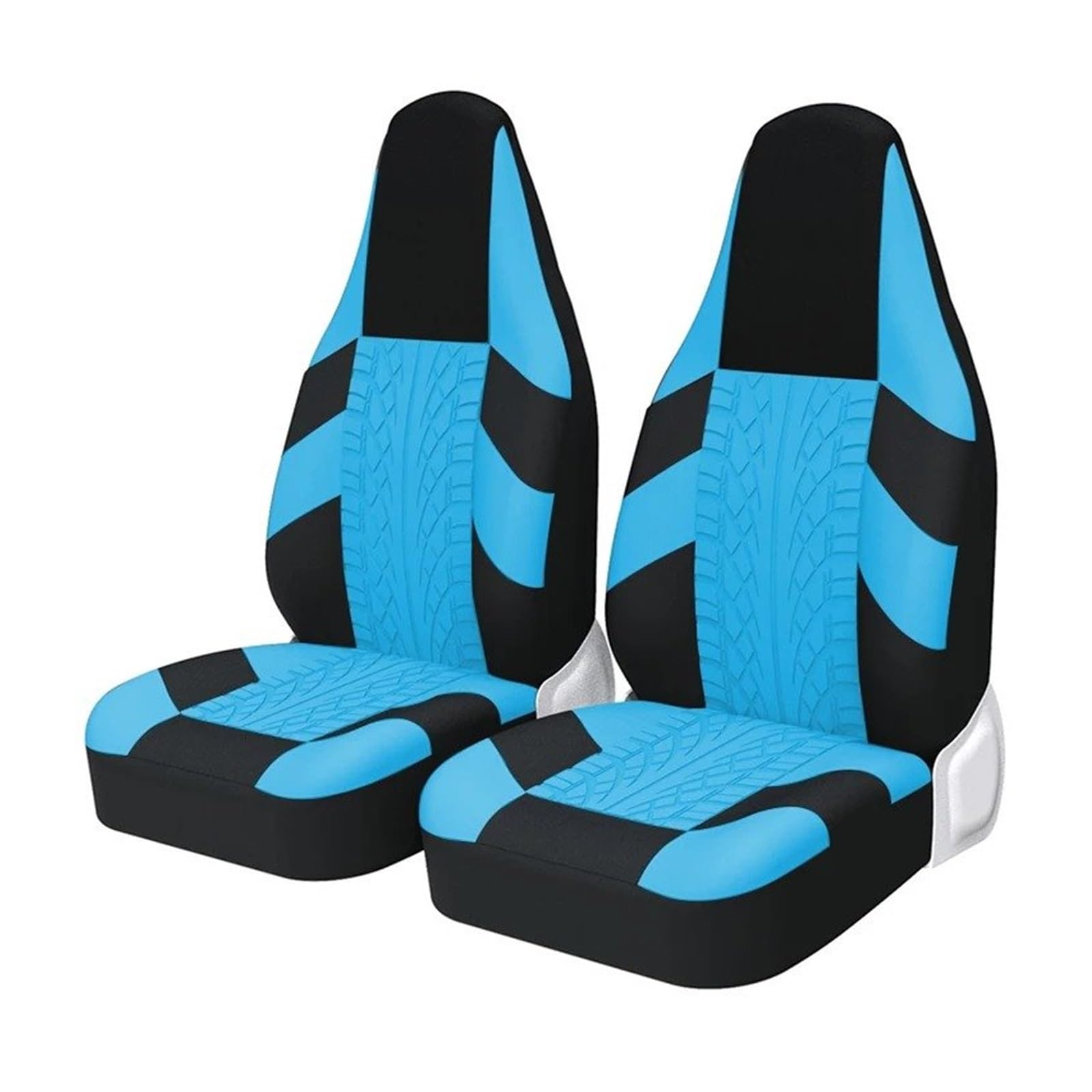 Autositzüberzug 2 Stücke Für Peugeot 107 Front High Bucket Autositzbezüge Universal Für Die Meisten Autos Sport Seat Protector Auto Schonbezüge(SkyBlue) von Mfibbmf