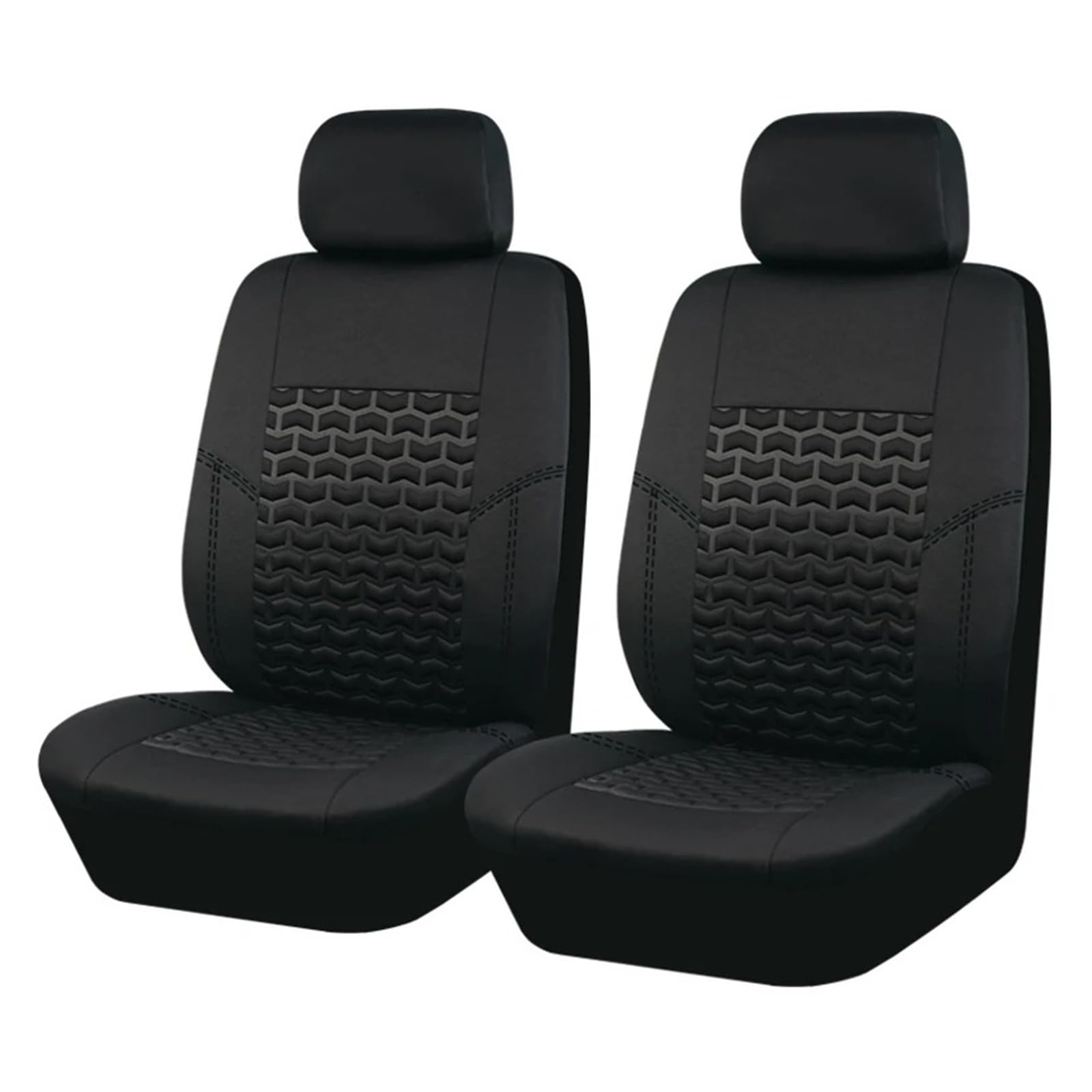 Autositzüberzug Für Citroen Für Relais 2 + 1 Universal 4mm Schwamm Sitzbezüge Fit Für Die Meisten Van LKW Auto Schonbezüge(AD9439-2F-Black) von Mfibbmf