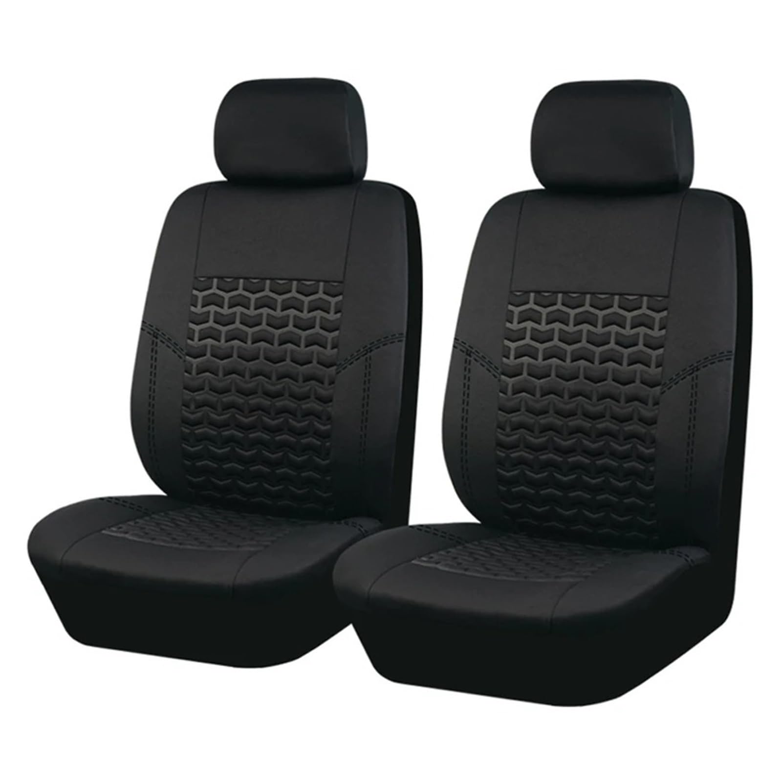 Autositzüberzug Für Mk6 Für Transit Für Ford Für Transit 2 + 1 Universal Auto Sitzbezüge Fit Für Die Meisten LKW Vans Auto Zubehör Innen Auto Schonbezüge(Black-2F) von Mfibbmf