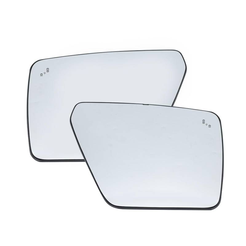 Mfibbmf Außenspiegel Glas Für Ford F150 2021 2022 2023 Erhitzt Rück Seite Spiegel Glas Konvexen Spiegel Blind Spot Für Uns Version Auto Zubehör Spiegelglas(1 Paar) von Mfibbmf