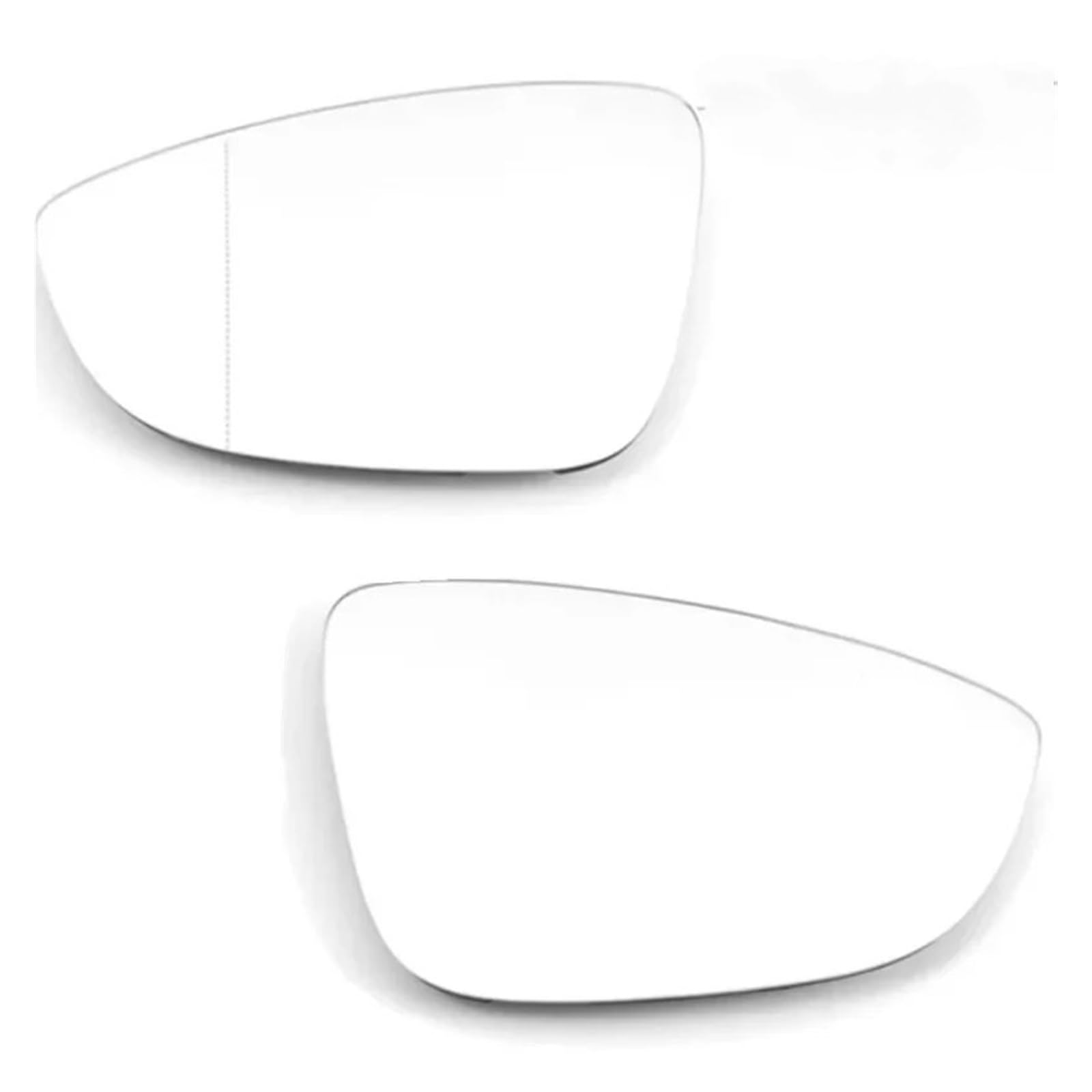 Mfibbmf Außenspiegel Glas Für VW Für Passat B7 Für Jetta MK6 Für Käfer A5 Für Scirocco CC 2008-2006 EOS Links/rechts Auto Seite Erhitzt Rückspiegel Glas Spiegelglas(A Pair) von Mfibbmf