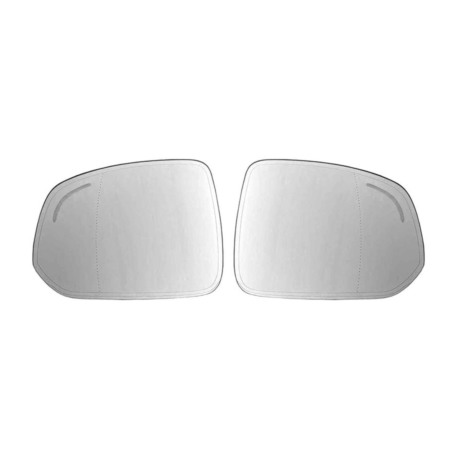 Mfibbmf Außenspiegel Glas Für Volvo XC90 2015 2016 2017 2018 2019 2020 2021 2022 Erhitzt Klar Rückansicht Seiten Spiegel Glas Objektiv Blind Spot Spiegelglas(1 Paar) von Mfibbmf