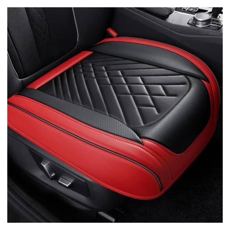 Mfibbmf Autositzüberzug Für 4 Series Alle Automodelle F32 F33 F36 G22 G23 G26 Vollständiger Pu-Leder-Autositzbezug Auto Schonbezüge(A-Black Red 1 Seat) von Mfibbmf