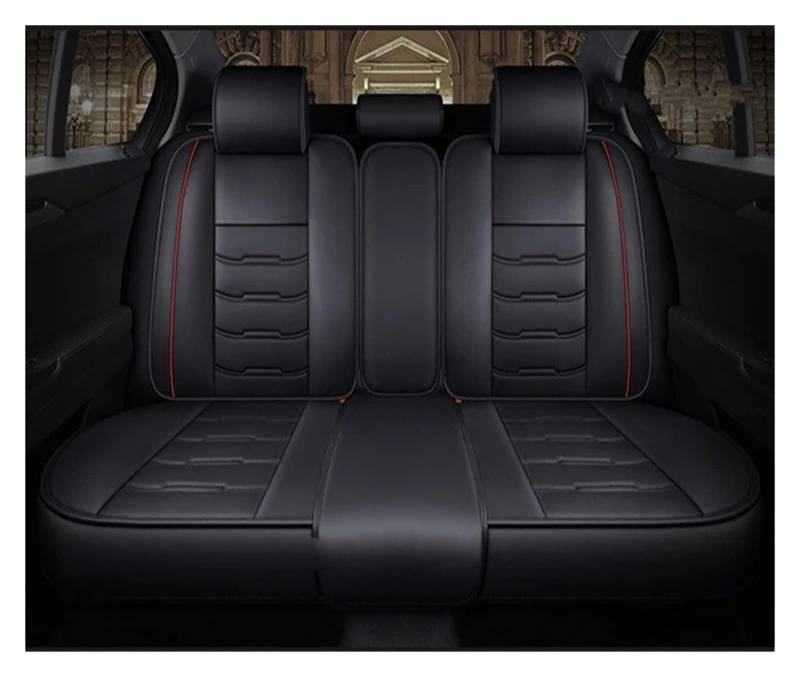 Mfibbmf Autositzüberzug Für Civic Für Accord Für CR-V Für Jazz Für Special Vollständige Abdeckung Universal Auto Ledersitzbezug Auto Schonbezüge(A-Single Back Row) von Mfibbmf