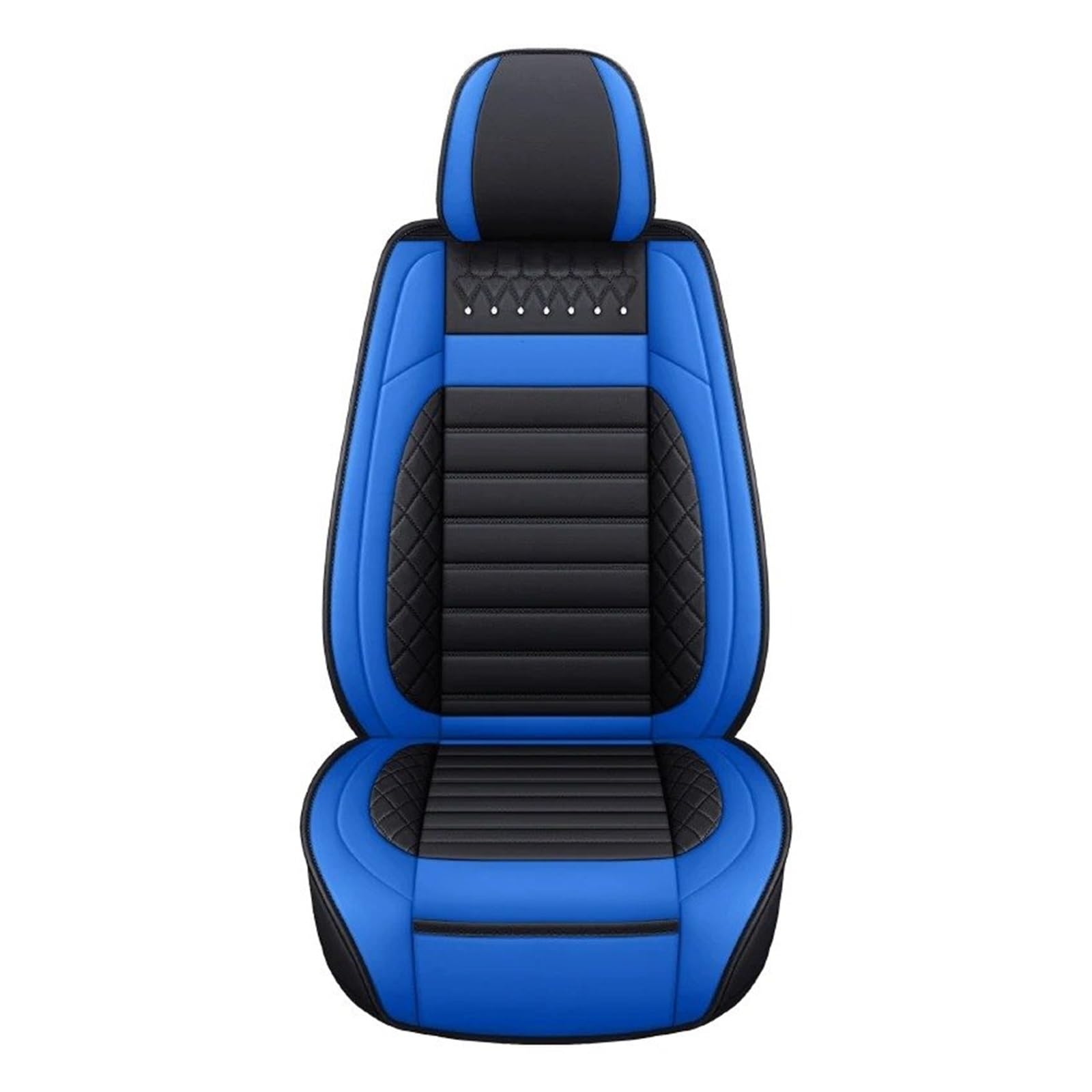 Mfibbmf Autositzüberzug Für FIAT Für Grande Für Punto Für Albea 500x Für Bravo Universeller Autositzbezug Auto Schonbezüge(1Piece-Blue) von Mfibbmf