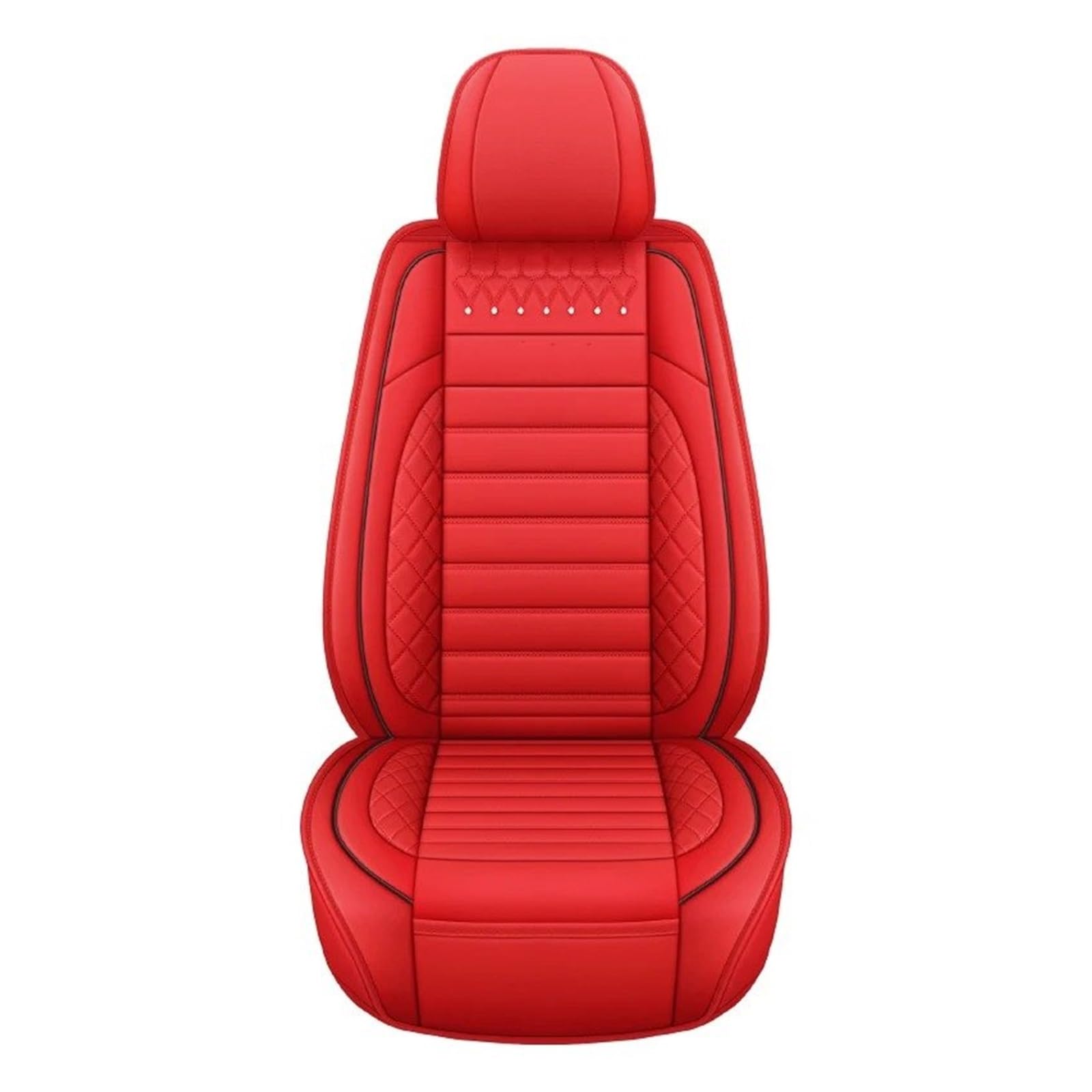 Mfibbmf Autositzüberzug Für FIAT Für Grande Für Punto Für Albea 500x Für Bravo Universeller Autositzbezug Auto Schonbezüge(1Piece-Red) von Mfibbmf