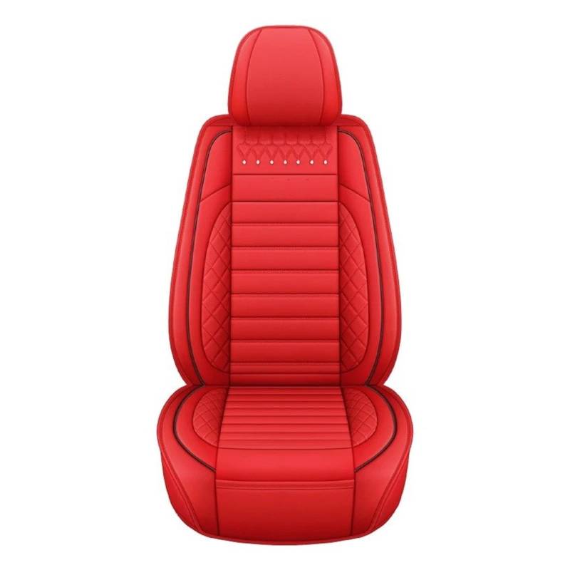 Mfibbmf Autositzüberzug Für FIAT Für Grande Für Punto Für Albea 500x Für Bravo Universeller Autositzbezug Auto Schonbezüge(1Piece-Red) von Mfibbmf