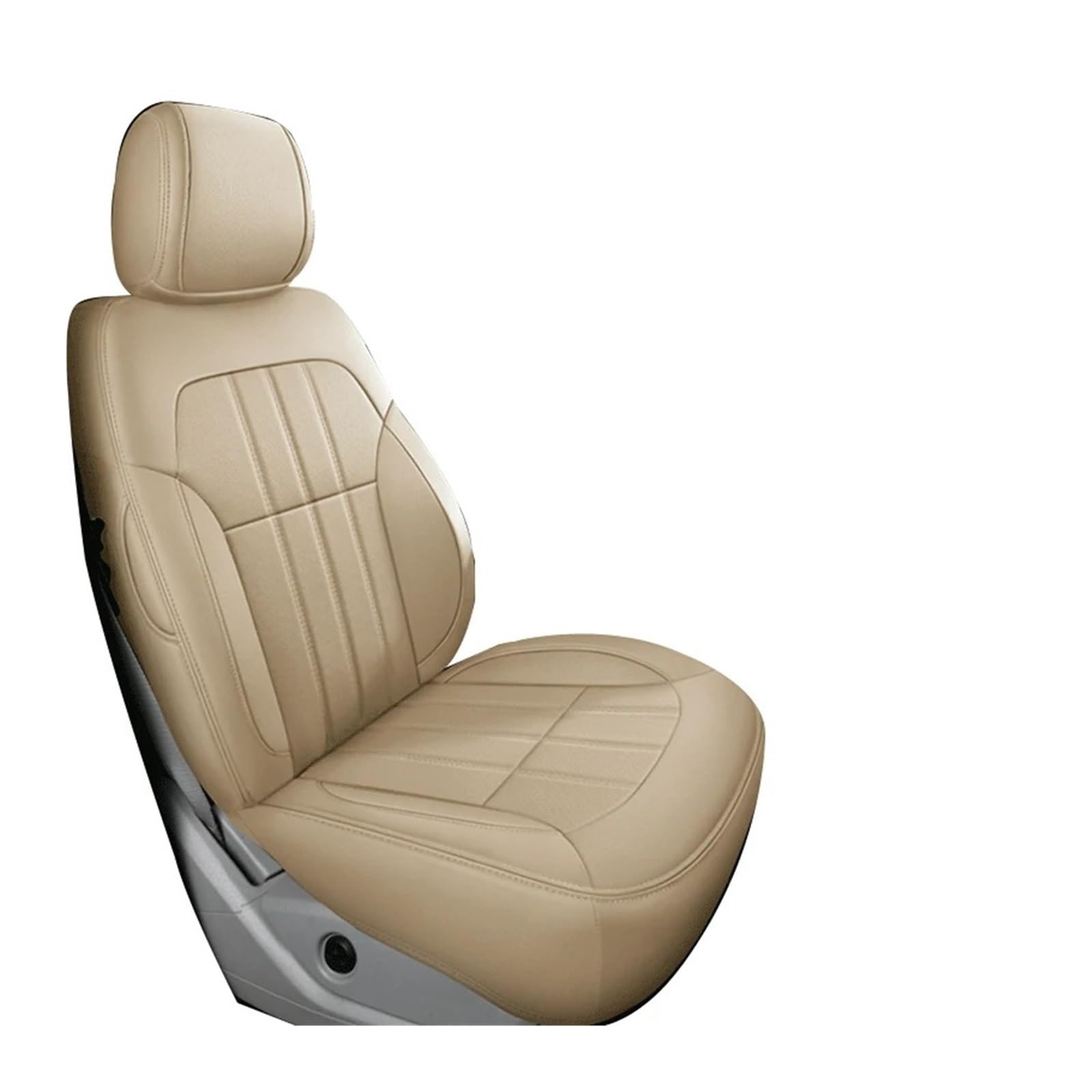 Mfibbmf Autositzüberzug Für Hyundai Für Tucson Für Kona Für Ix35 Für I40 Für Solaris Für Creta Für I30 Für Elantra Auto Sitzbezüge Auto Schonbezüge(1Piece-Beige) von Mfibbmf