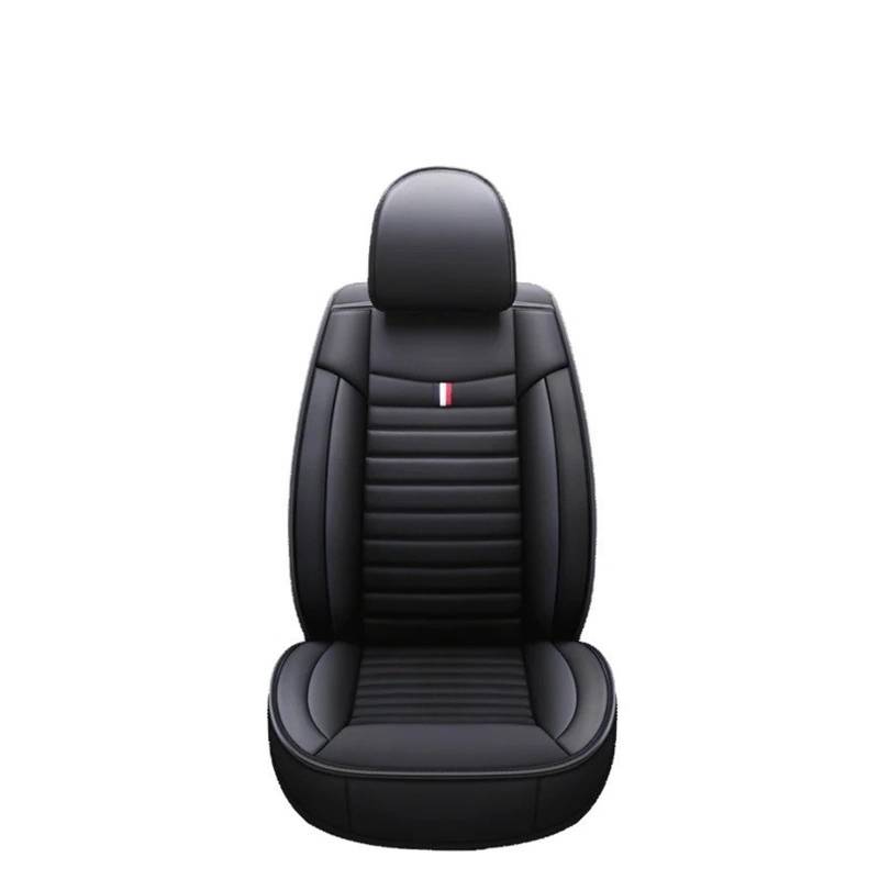 Mfibbmf Autositzüberzug Für JAC T8 Universal Auto Sitz Abdeckung Auto Zubehör Innen Details Alle Auto Modell Auto Schonbezüge(Black 1 Seat) von Mfibbmf