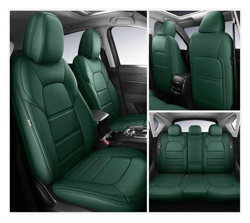 Mfibbmf Autositzüberzug Für Kia Für Sportage Für Sorento Für Stonic Für Soul Für Rio Für Seltos Für Optima Auto Sitzbezug Auto Schonbezüge(5Piece-Green) von Mfibbmf