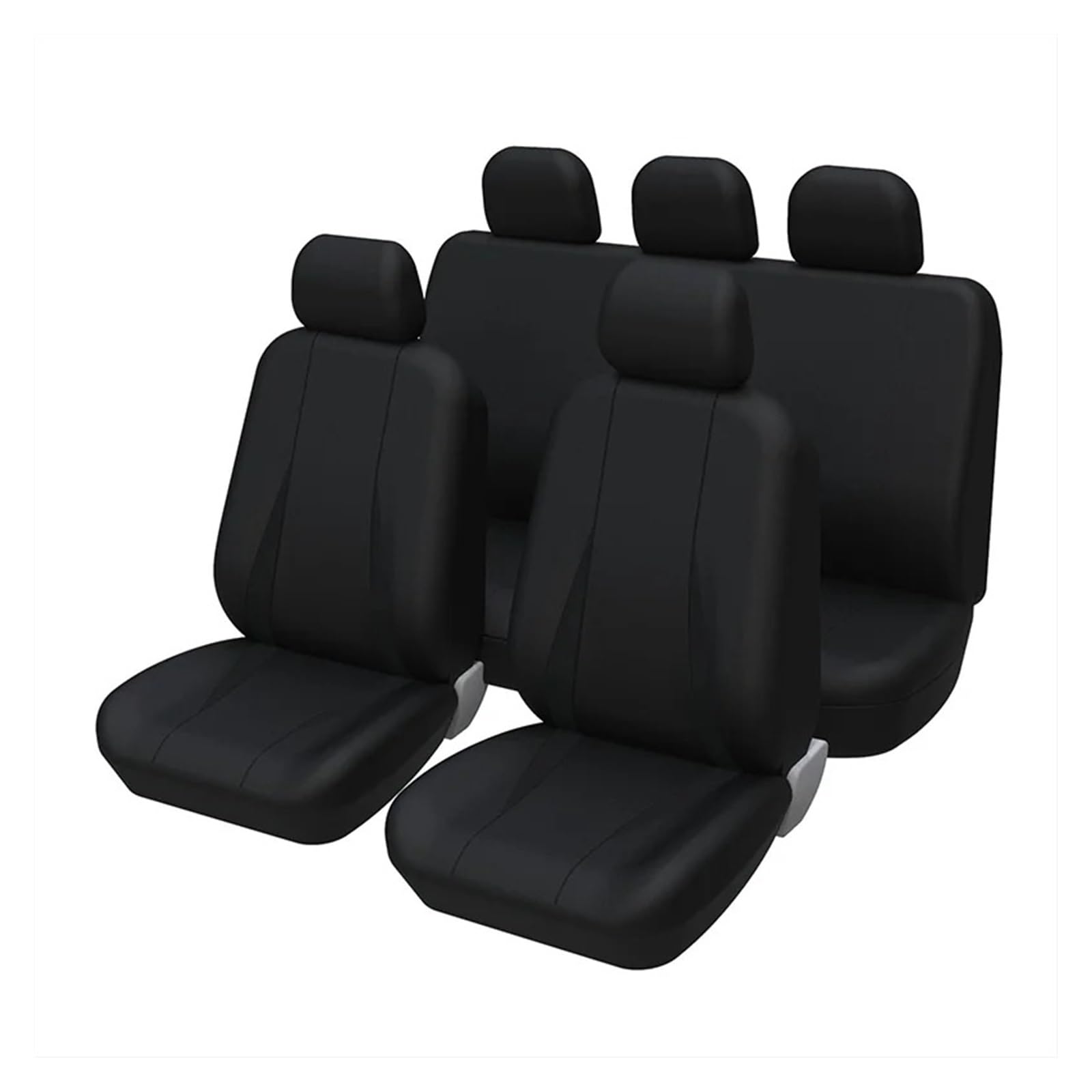 Mfibbmf Autositzüberzug Für Skoda Für Octavia Autositzbezüge Komplettset Universal Auto Schonbezüge(Full Set Black) von Mfibbmf