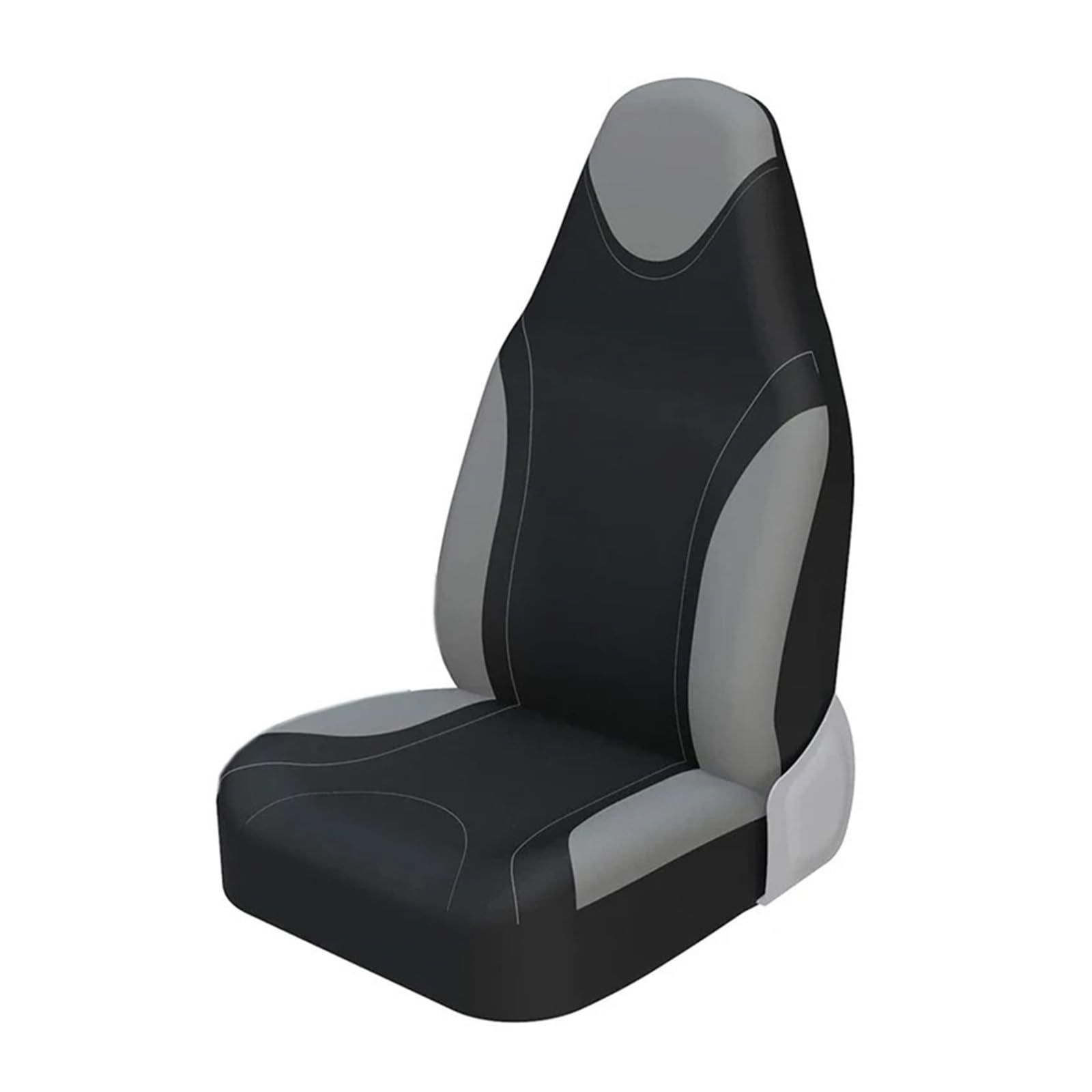 Mfibbmf Autositzüberzug Für Toyota Für Aygo Front Eimer Stil Auto Sitzbezüge Universal Für Autos LKW SUV Sitz Schutz Auto Schonbezüge(1Piece Gray) von Mfibbmf