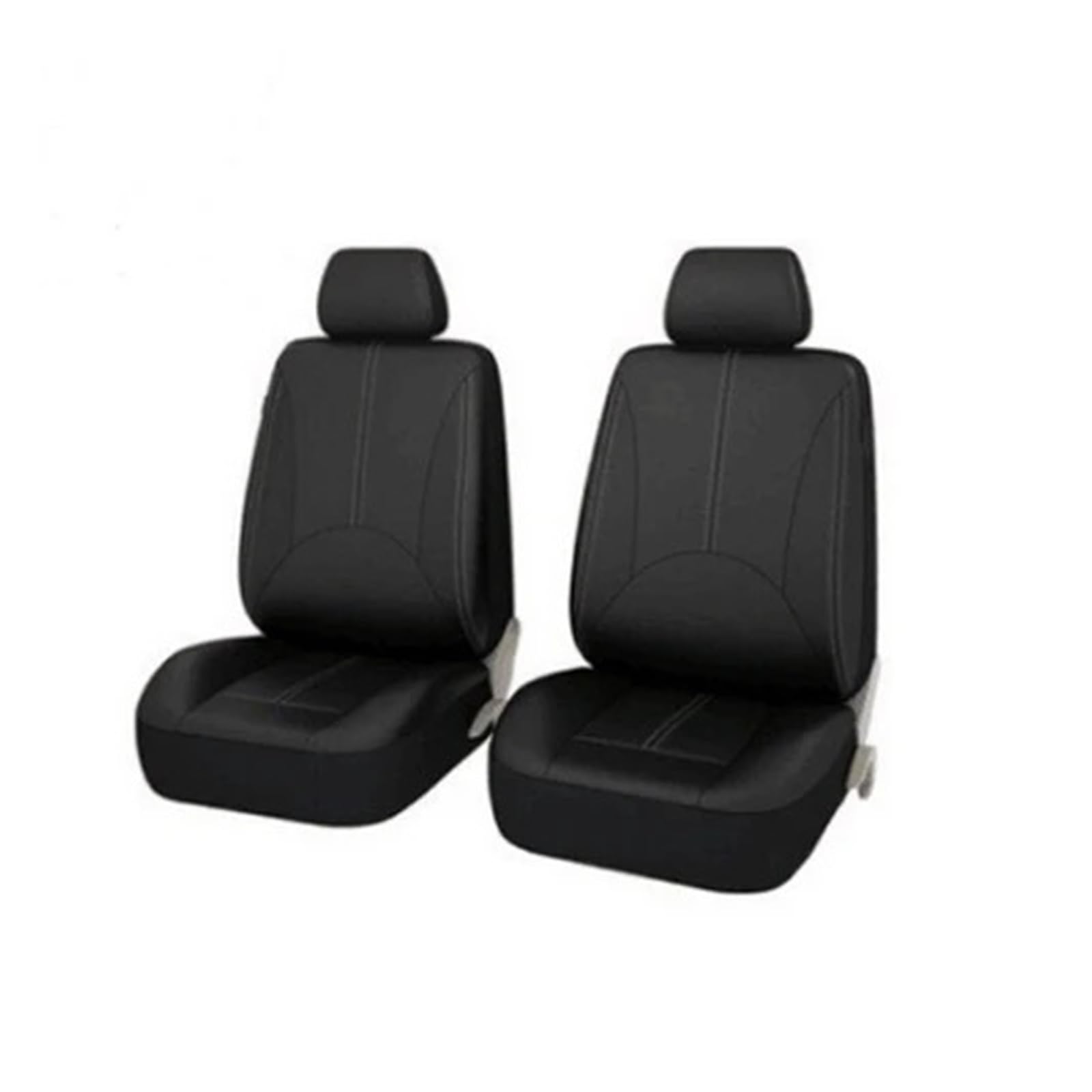 Mfibbmf Autositzüberzug Universal Auto Sitz Abdeckung Schutz Vorne Und Hinten Sitz Zurück Kissen Pad Matte Rückenlehne Für Auto LKW SUV Limousine Auto Schonbezüge(2Seats-Black) von Mfibbmf