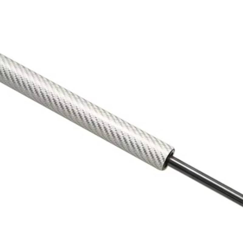 Motorhaubendämpfer Für Chrysler Für Crossfire 2004-2008 Motorhaube Gas Strut Lift Unterstützung Prop Bar Stange Frühling Stoßdämpfer Vorne Haube Dämpfer 930mm Motorhauben Gasfeder(Silver carbon fiber) von Mfibbmf