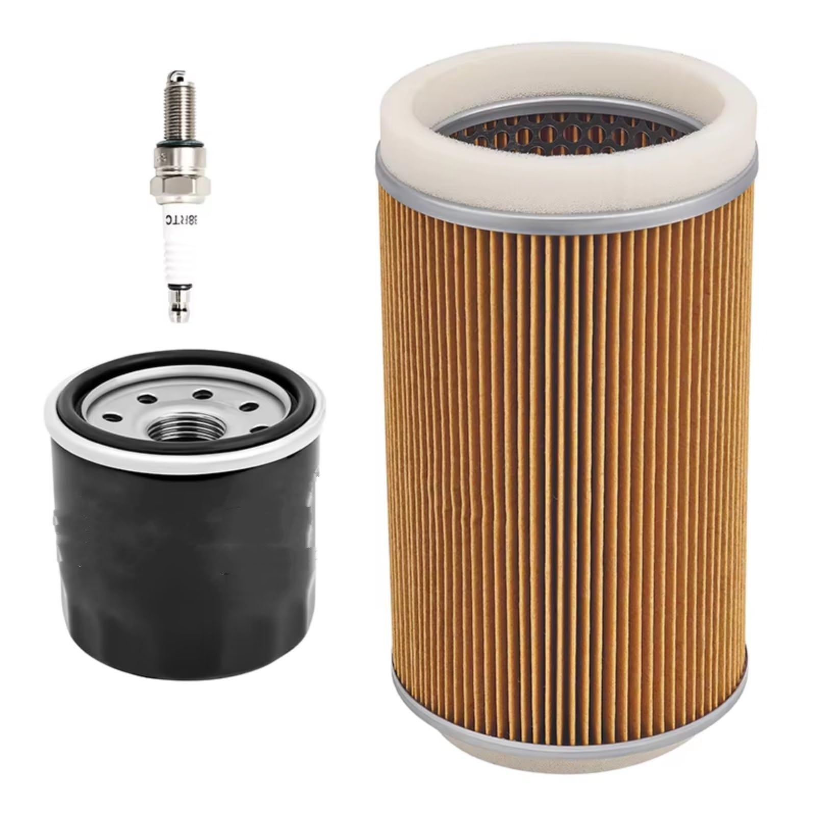 Motorrad Luftfilter Für Kawasaki Für Teryx4 750 800 KRF750 KRF 750 KRT750 KRT800 KRT 800 11029-0025 Motorrad Luftfilter & Öl Filter Zündkerze Luftfilter Motorrad(Combo Pack) von Mfibbmf