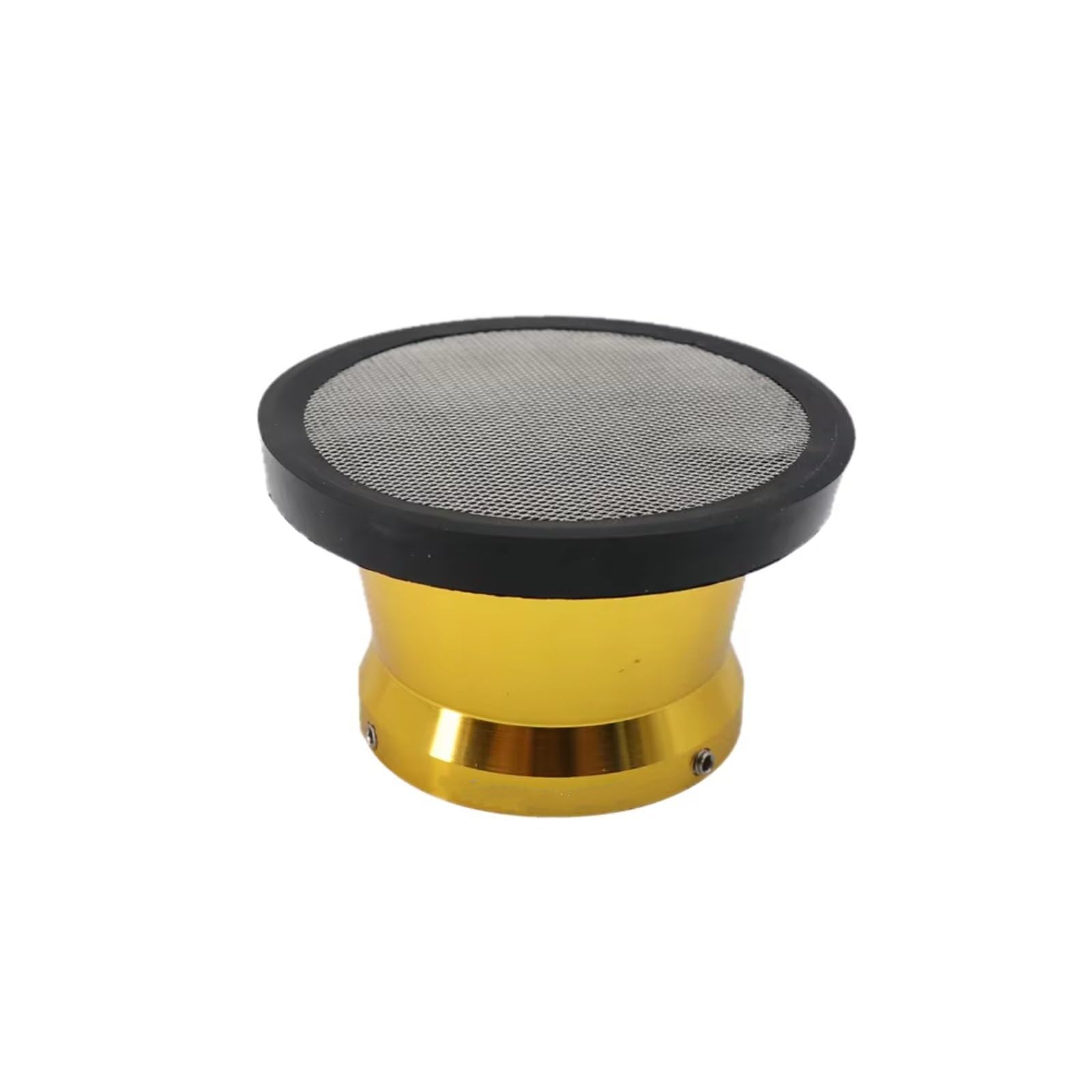 Motorrad Luftfilter Für PWK21 24 26 28 30mm PE28 30mm 50mm Motorradteile Luftfilterbecher Windhornbecher Gumminetz Vergaser Luftfilter Motorrad(Gold with mesh) von Mfibbmf