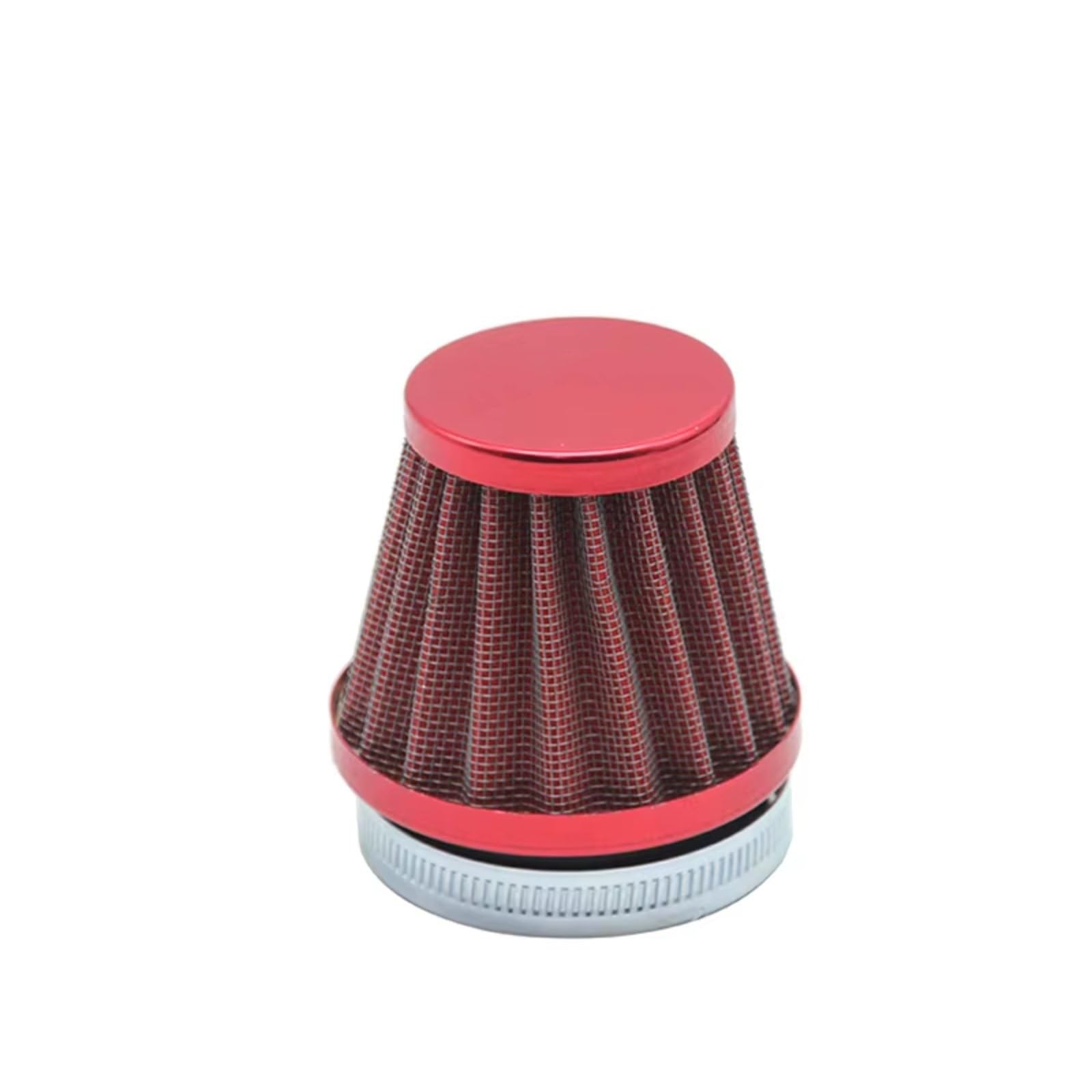 Motorrad Luftfilter Universal 35mm 38mm 42mm 45mm 58mm Pilzkopf Motorrad Vergaser Luftfilter Reiniger Ansaugrohr Modifiziert Roller Luftfilter Motorrad(Red 38mm) von Mfibbmf