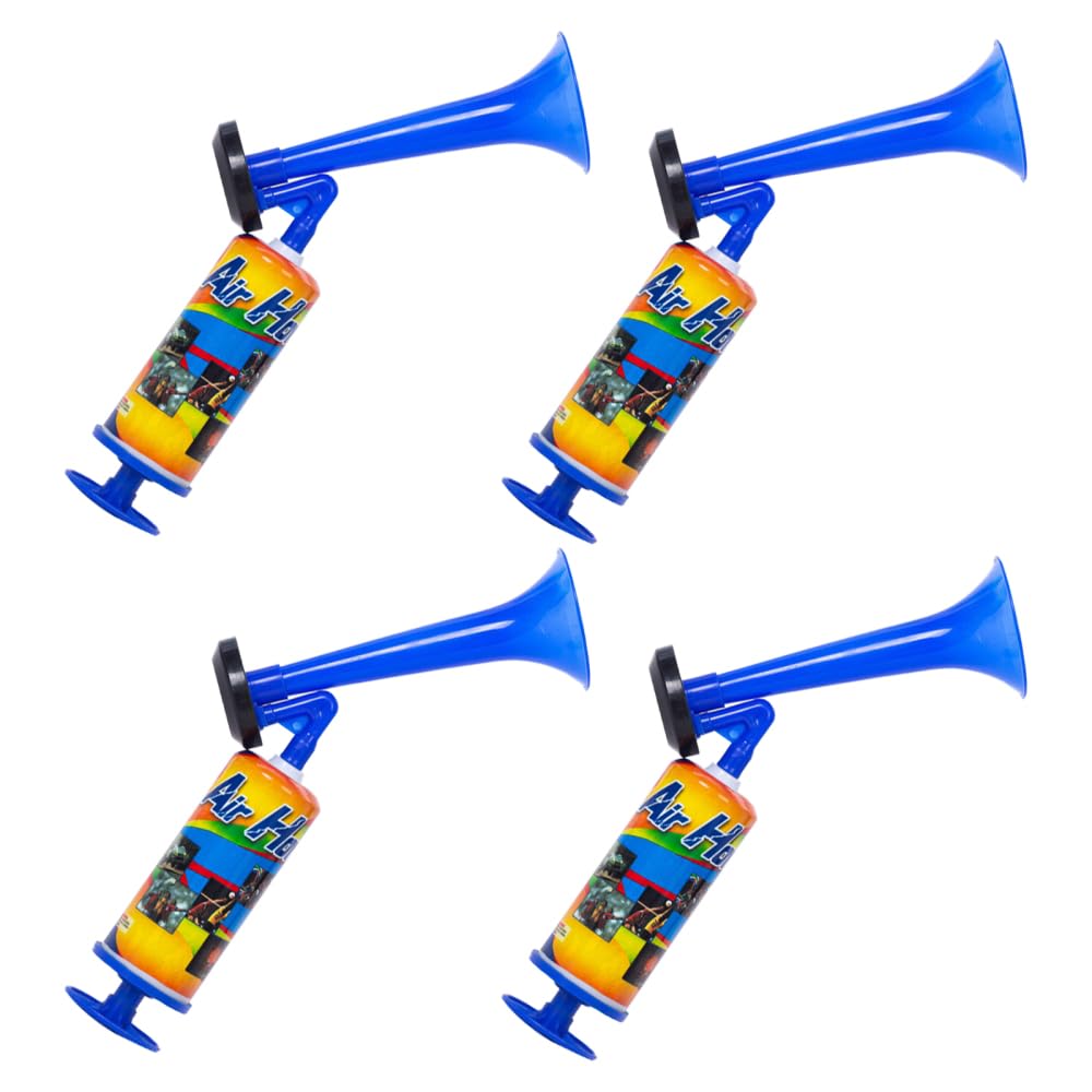 4PCS Hand Lufthupe, Laute Sport Sicherheitshupe, Tragbare Luftpumpenhupe, Air Horn Druckluftfanfare für Sportveranstaltungen, Abschlussfeiern von MiOYOOW