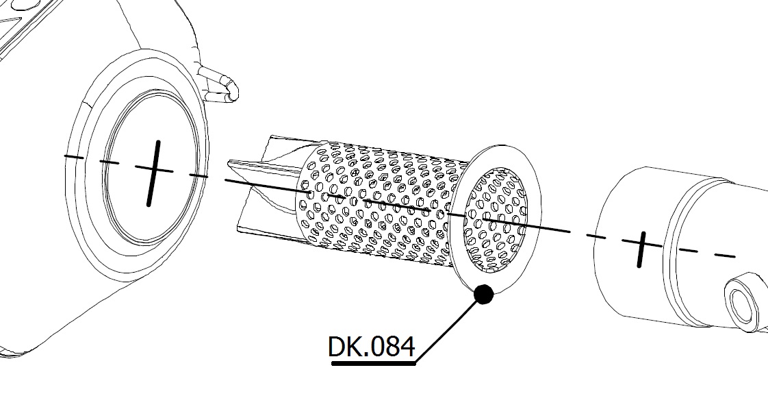 MIVV db-Killer Mittelrohr für Y.046.LHX Speed Edge von MiVV