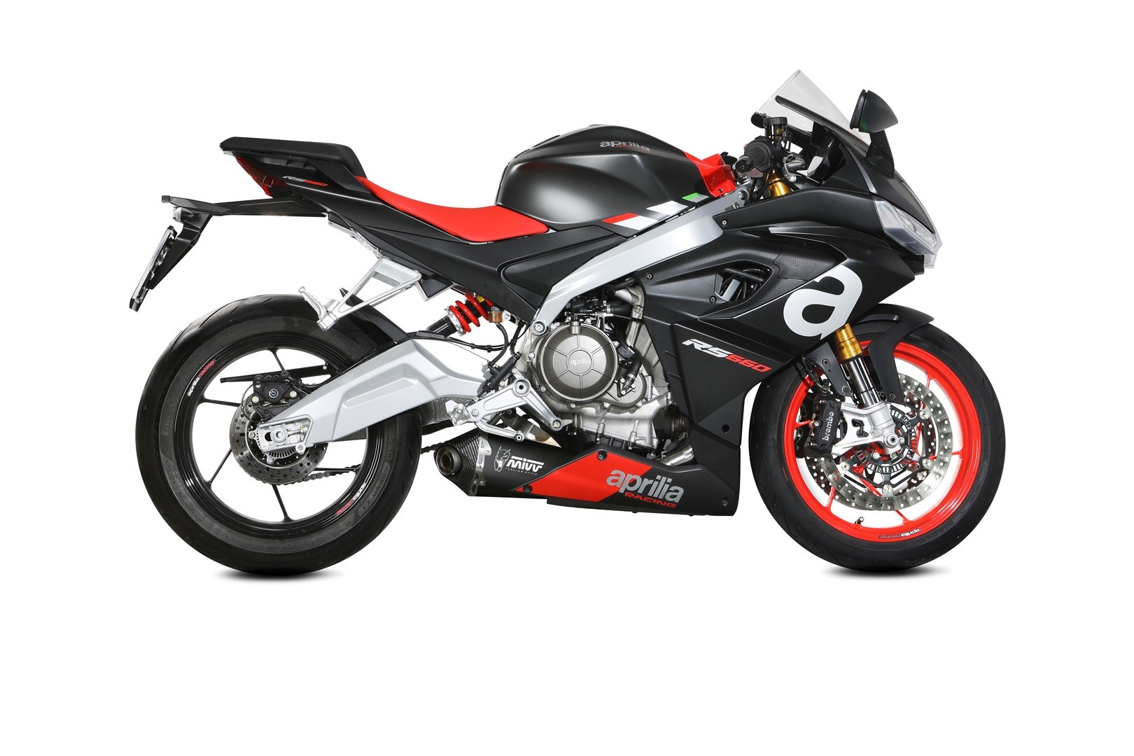 Sport Auspuff Komplettanlage MIVV Delta Race Aprilia Tuono 660 Bj.2021-2023 eintragungsfrei EURO5 von MiVV