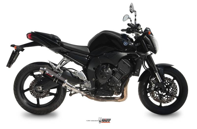 Sport Auspuff MIVV GP Steel Black Yamaha FZ1 / FZ1 Fazer Bj. 2006-2016 Typ: RN16 mit ABE von MiVV